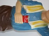 Beeld kuifje met cola - 28 x 85 cm - afbeelding 9 van  13