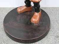Beeld kuifje met gele trui - 35 x 76 cm - afbeelding 2 van  12