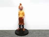 Beeld kuifje met gele trui - 35 x 76 cm