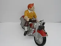 Beeld kuifje op de motor - 22 x 29 x 42 cm - afbeelding 6 van  11