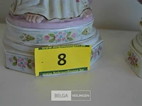 Beeld maria met kind h=43,5cm, beeld jezus h=46,5 cm - afbeelding 6 van  6