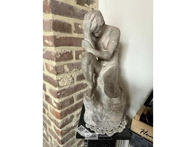 Beeldje "de denker" - afbeelding 1 van  2