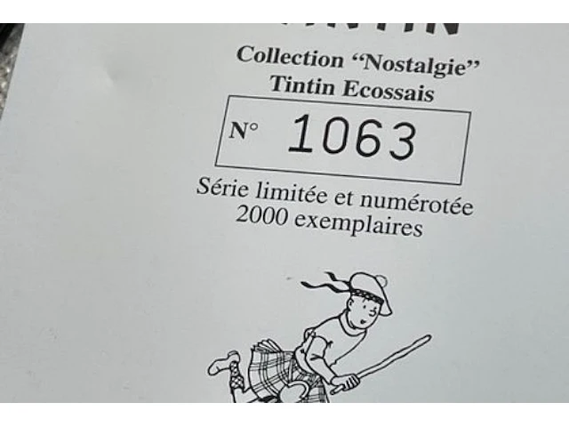Beeldje tintin ecossais - afbeelding 4 van  6