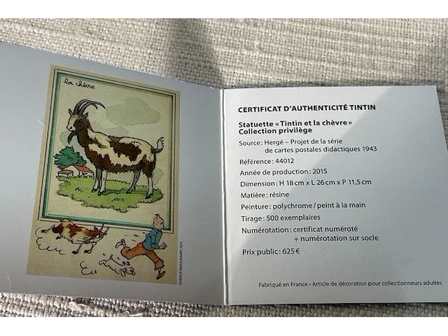 Beeldje tintin et la chèvre - afbeelding 6 van  7