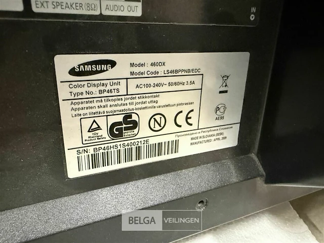 Beeldscherm samsung 460dx - afbeelding 5 van  5