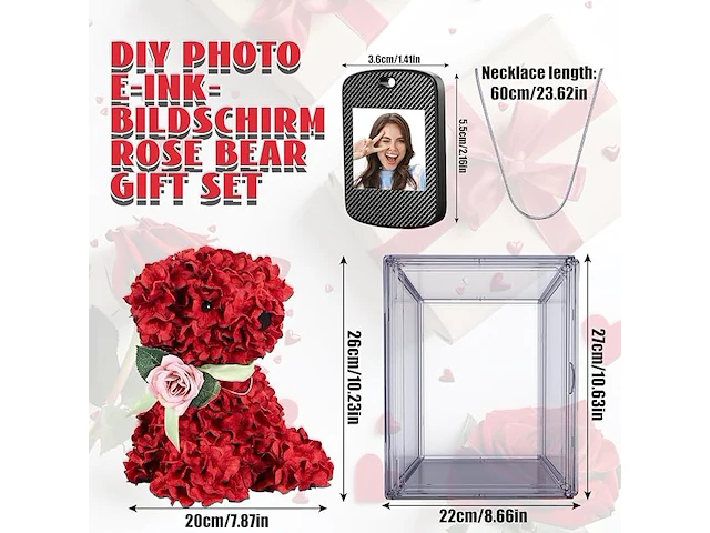 Beer in zijde-rozen - afbeelding 2 van  4