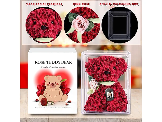 Beer in zijde-rozen - afbeelding 3 van  4