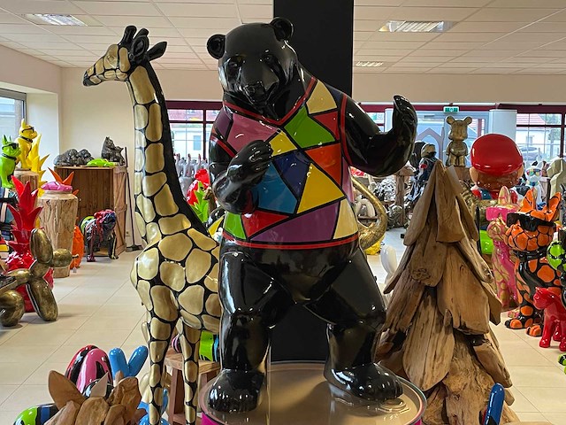 Beer staand multicolor jas h100 - afbeelding 1 van  5