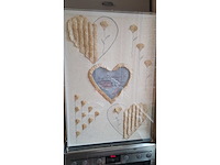 Begga d'haese zeldzame orginele collage in plexibox - afbeelding 1 van  3