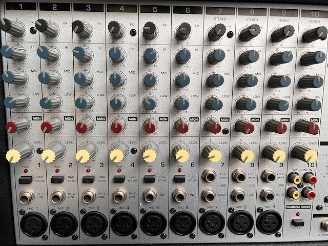 Behringer - europower pmx2000 - pa-mixer - afbeelding 4 van  7