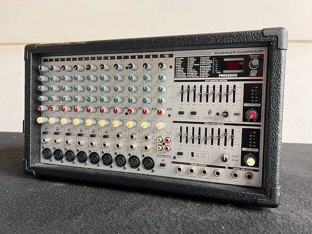 Behringer - europower pmx2000 - pa-mixer - afbeelding 5 van  7