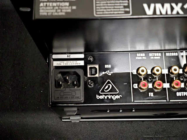 Behringer - vmx1000 usb - dj-mixer - afbeelding 11 van  11