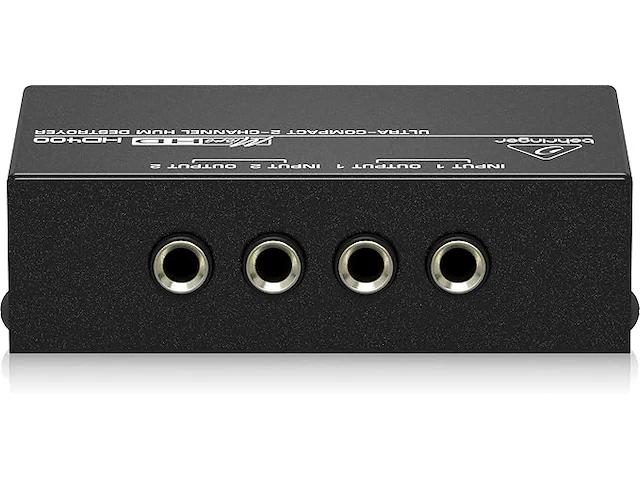Behringer hd400 ultracompacte 2-kanaals humsuppressor - afbeelding 3 van  3