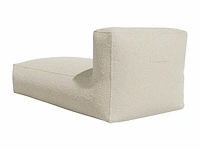 Beige badstof chaise longue - afbeelding 3 van  5