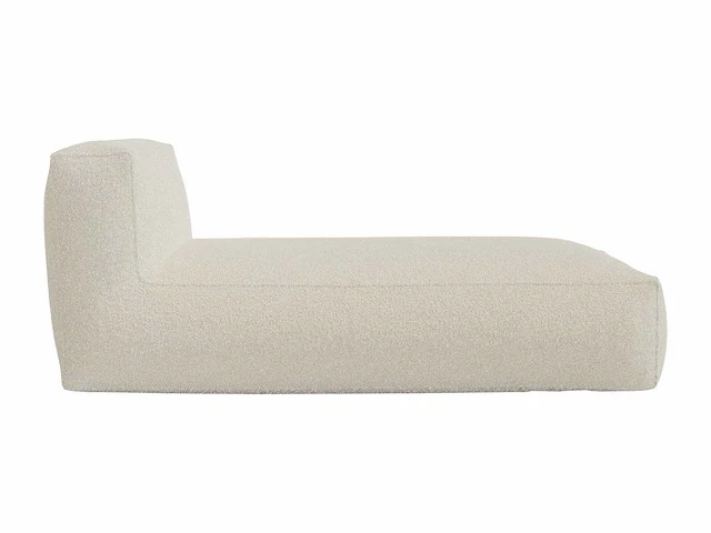 Beige badstof chaise longue - afbeelding 5 van  5