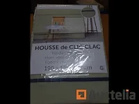 Beige clac click cover met blauwe rand - afbeelding 4 van  4