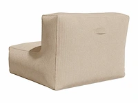 Beige corduroy hoekfauteuil - afbeelding 3 van  4