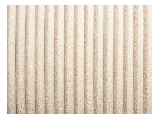 Beige corduroy rechterhoek bank met beige ribben van pascal morabito - afbeelding 5 van  6