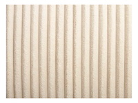 Beige corduroy rechterhoek bank met beige ribben van pascal morabito - afbeelding 5 van  6