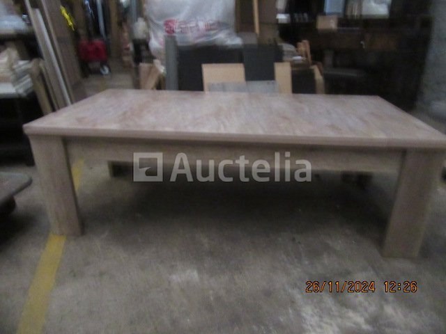 Beige gemarmerde salontafel - afbeelding 1 van  5