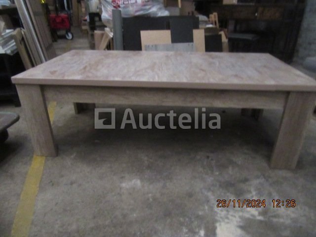 Beige gemarmerde salontafel - afbeelding 2 van  5