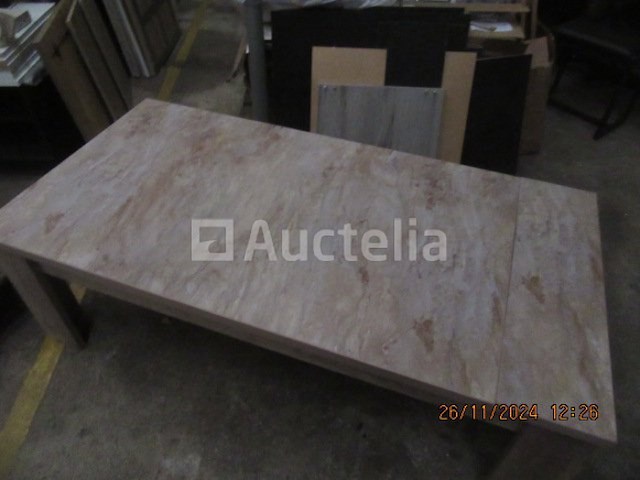 Beige gemarmerde salontafel - afbeelding 5 van  5