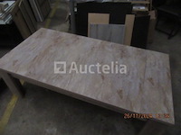 Beige gemarmerde salontafel - afbeelding 5 van  5