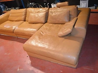 Beige lederen hoeksalon - afbeelding 4 van  7