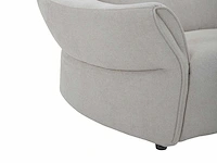 Beige stoffen fauteuil - afbeelding 5 van  6