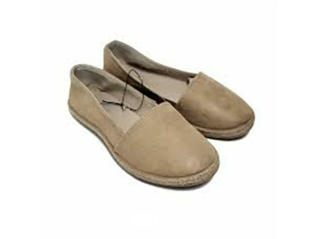 Beige suède zomer espadrilles-maat 37 - afbeelding 2 van  4