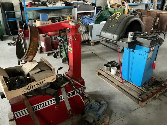 Beissbarth mt510m banden balanceerapparaat + duquesne r200 bandenmonteermachine - afbeelding 3 van  11