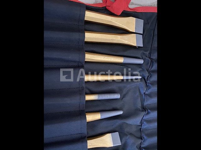 Beitel en doorslagen set 28-dlg. cv - afbeelding 4 van  6