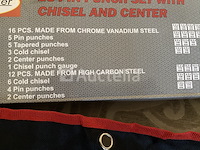 Beitel en doorslagen set 28-dlg. cv - afbeelding 6 van  6