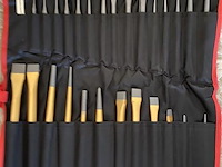 Beitel en doorslagen set 28-dlg. cv - afbeelding 1 van  6