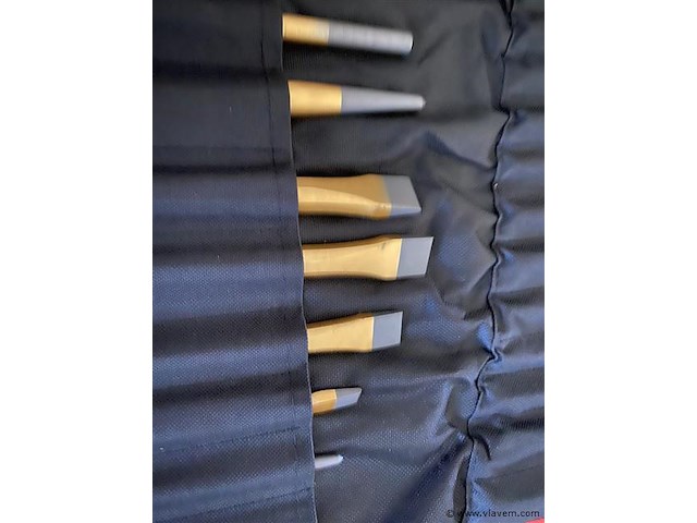 Beitel en doorslagen set 28-dlg. cv - afbeelding 4 van  6