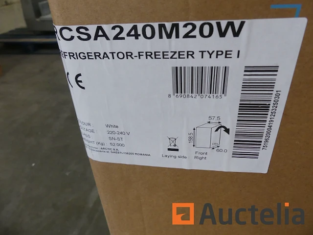 Beko rcsa 240 m 20 w 2-deurs combi koelkast - afbeelding 1 van  4