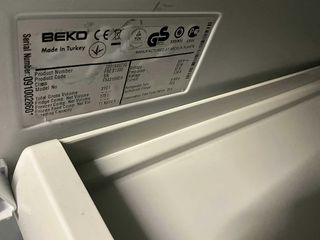 Beko vriezer - afbeelding 3 van  4