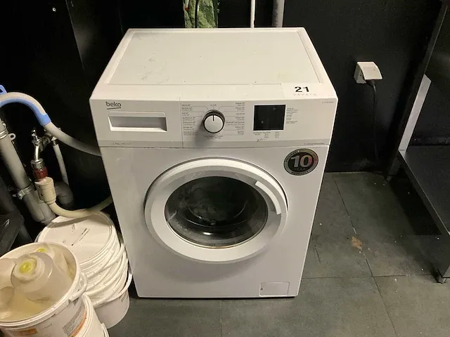 Beko wtv77111bw01 wasmachine - afbeelding 1 van  4
