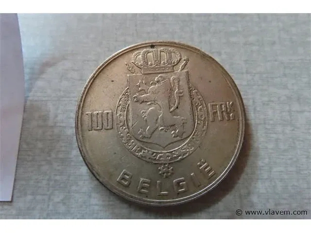 België 100 bfr - afbeelding 2 van  3