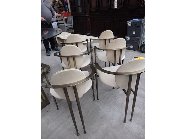 Belgo chrom 6 stoelen - afbeelding 1 van  6