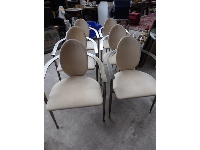 Belgo chrom 6 stoelen - afbeelding 4 van  6