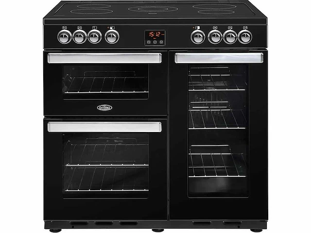 Belling cookcentre 900ei-black - afbeelding 1 van  3