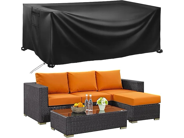 Bemece tuinmeubelafdekking 250 x 250 x 90 cm - afbeelding 1 van  5