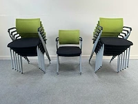 Bene - stapelbare bezoekersstoel - waiting room chair (14x) - afbeelding 1 van  4