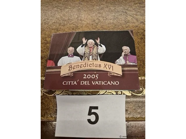 Benedictus xvi 2 euro - afbeelding 1 van  3