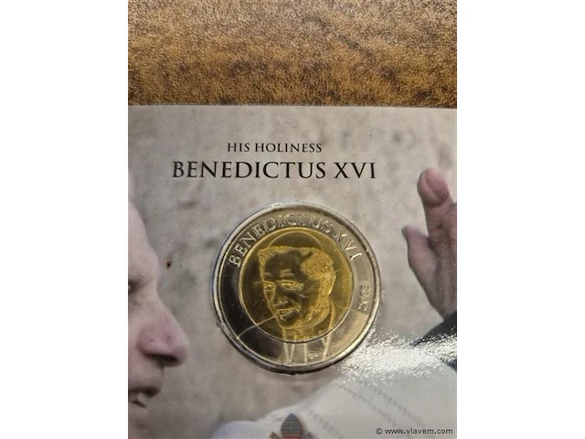 Benedictus xvi 2 euro - afbeelding 2 van  3