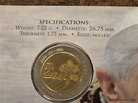 Benedictus xvi 2 euro - afbeelding 3 van  3