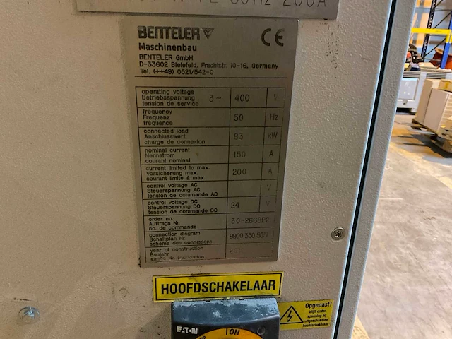 Benteler schakelkast - afbeelding 18 van  25