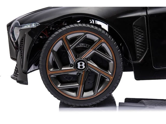 Bentley bacalar elektrische kinderauto 12v - zwart - afbeelding 2 van  16