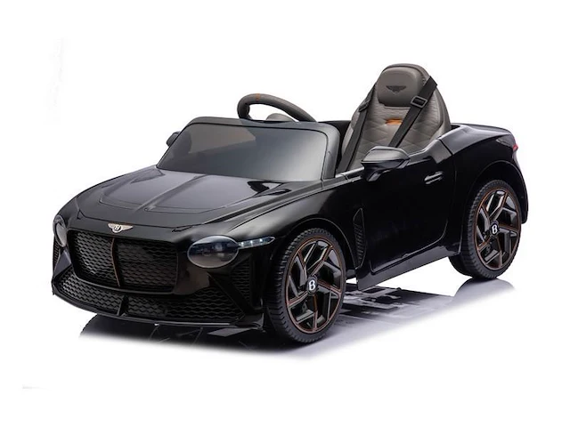 Bentley bacalar elektrische kinderauto 12v - zwart - afbeelding 1 van  16